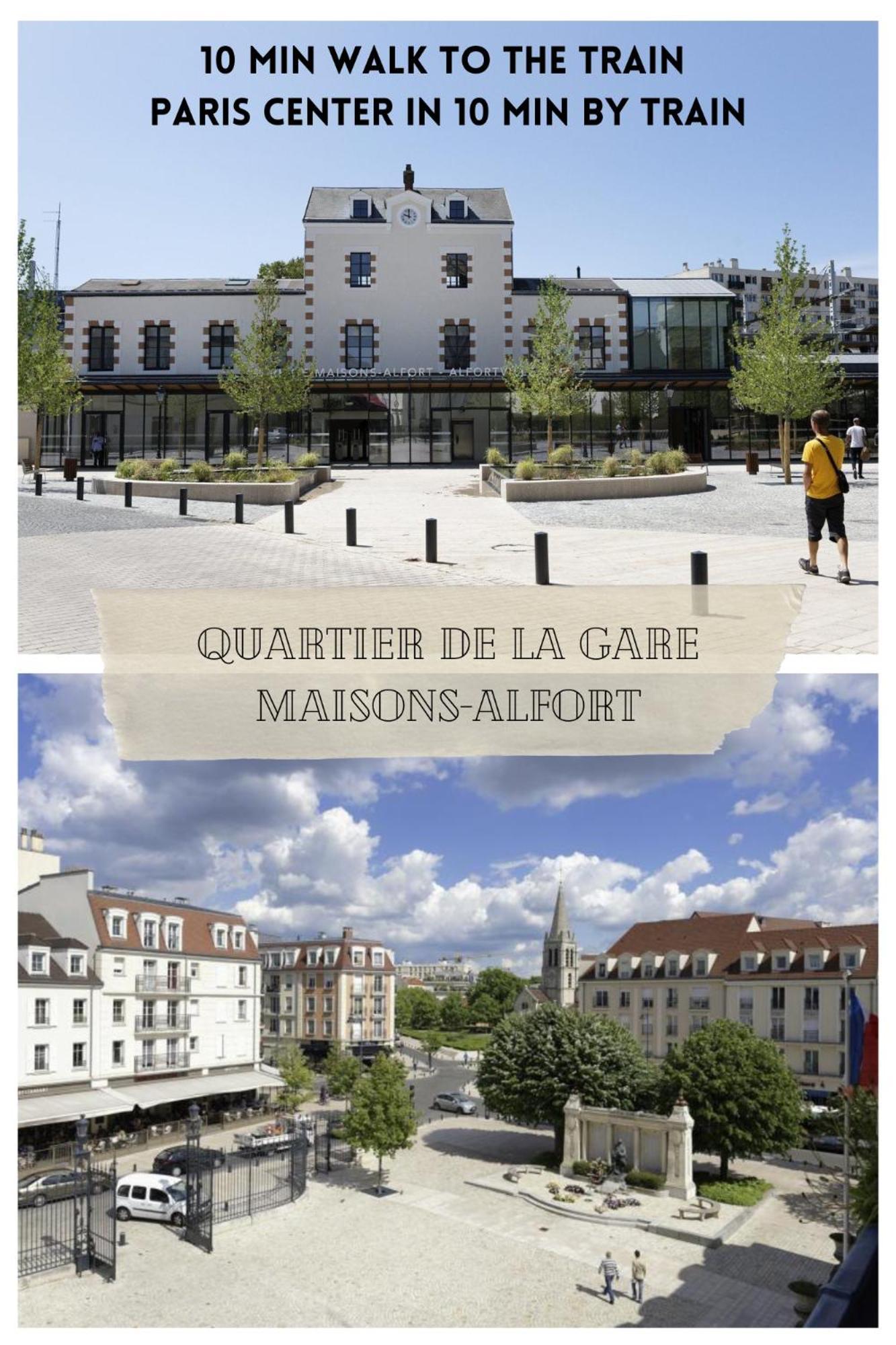 Chambre 1, Calme, 1 Station De Paris, Bureau 매종알포르트 외부 사진